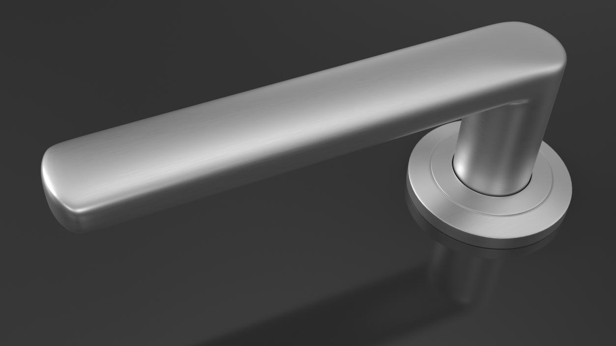 Steel Straight Door Handles 3D