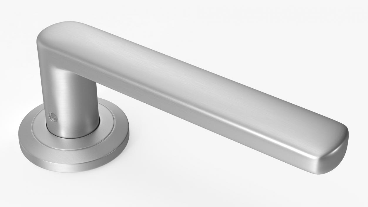 Steel Straight Door Handles 3D