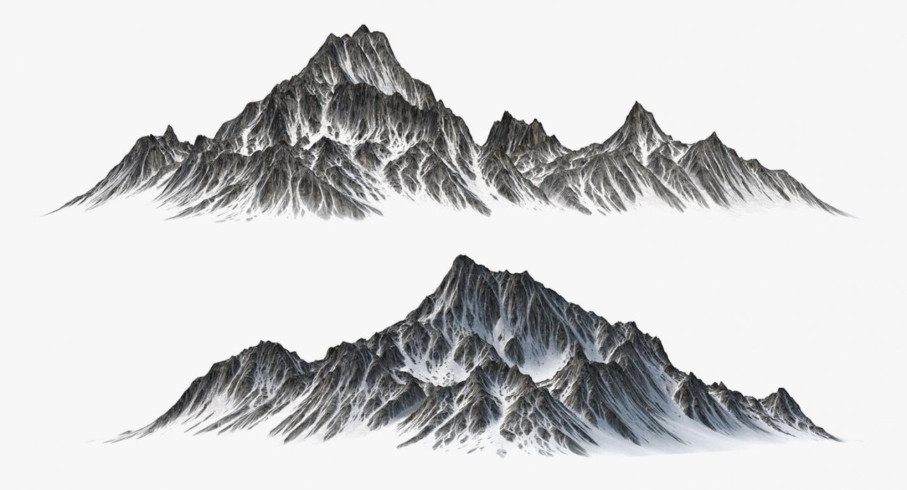 3D model Mountains 3D Models Collection