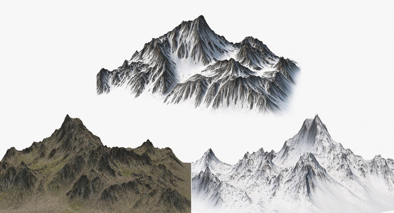 3D model Mountains 3D Models Collection