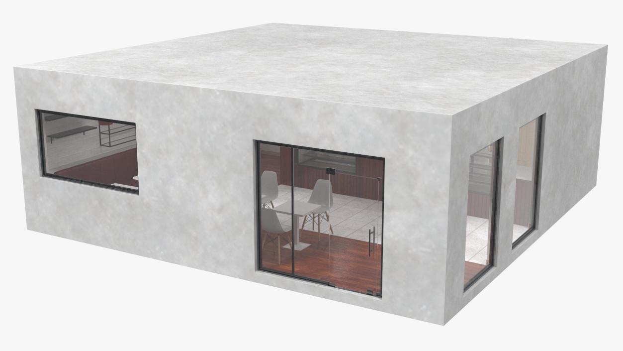 3D Modern Coffee Shop model