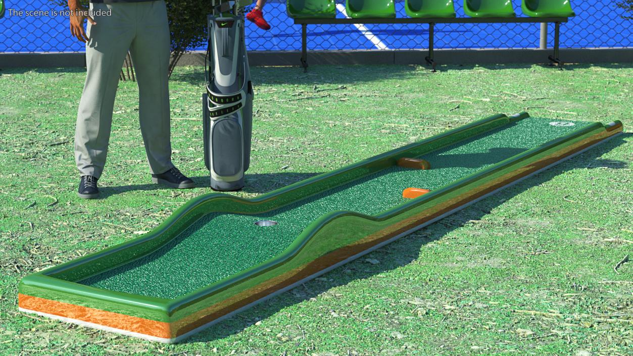 Minigolf 35 Portable Course Hole 6 3D model