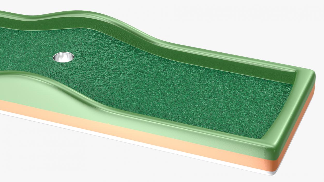 Minigolf 35 Portable Course Hole 6 3D model