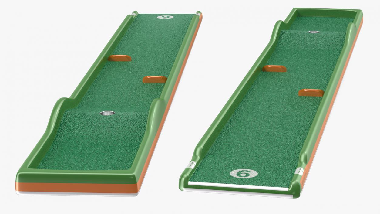 Minigolf 35 Portable Course Hole 6 3D model