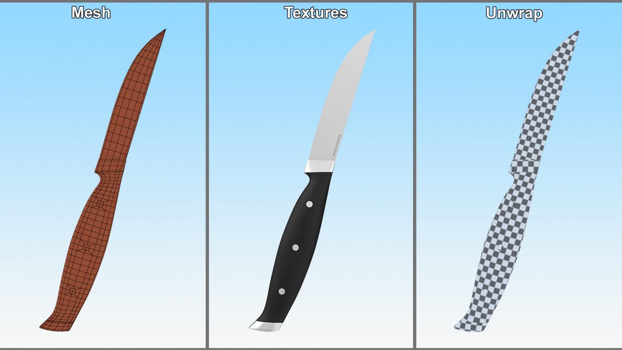 Classic Steak Knife 3D model