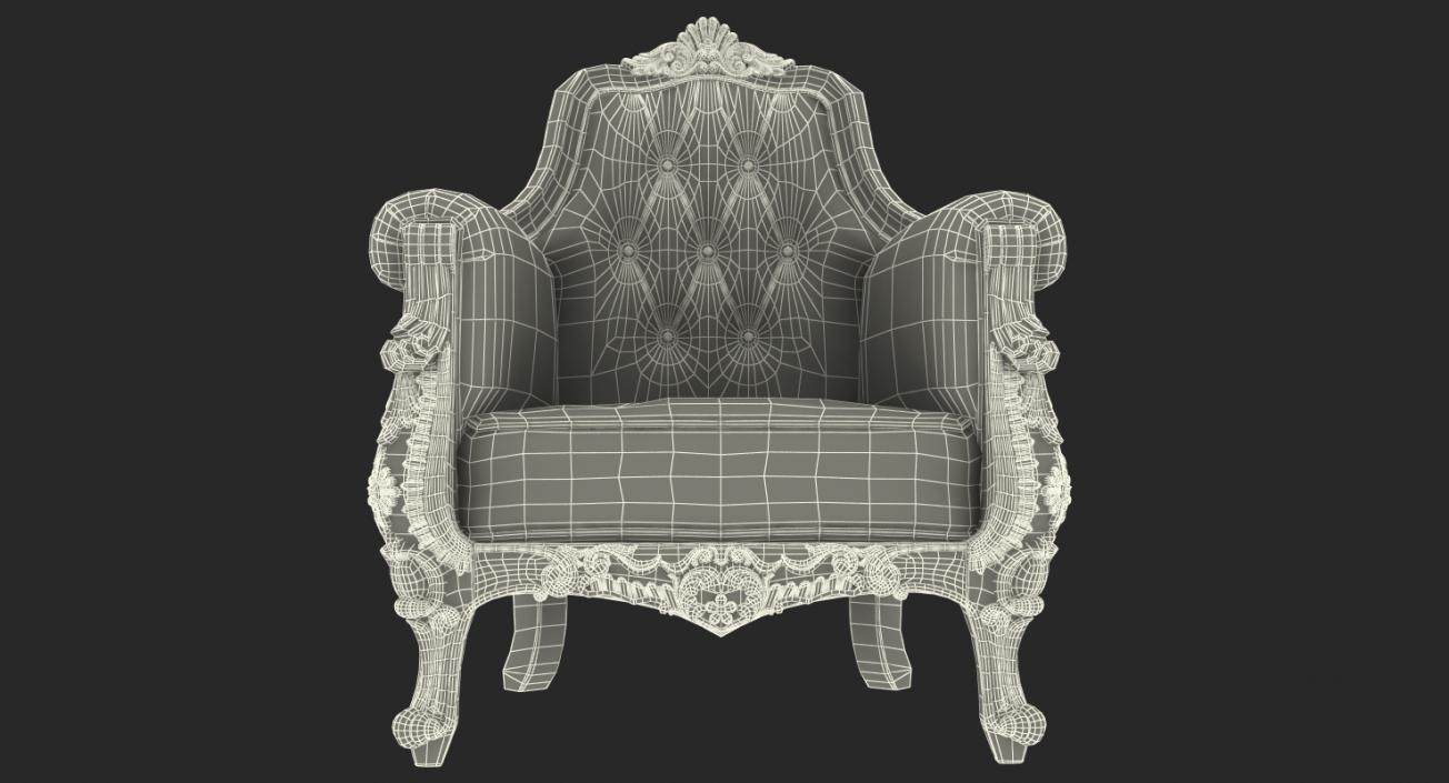 3D Classic Armchair