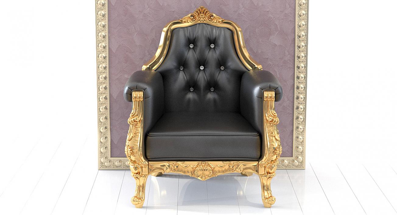 3D Classic Armchair