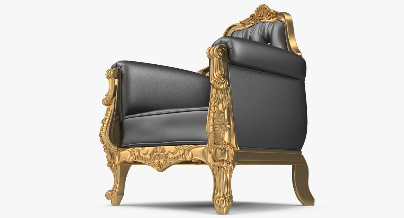 3D Classic Armchair