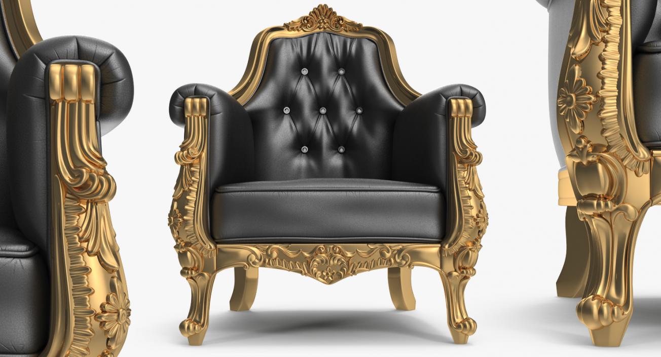 3D Classic Armchair