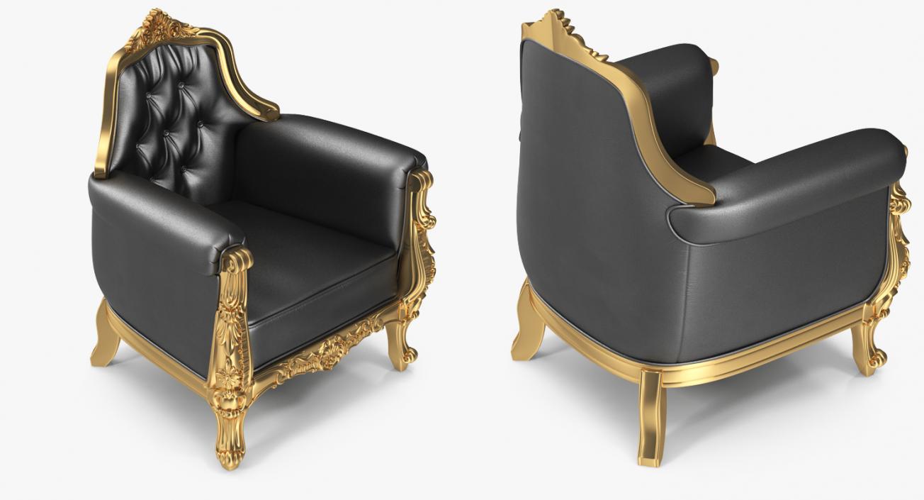 3D Classic Armchair