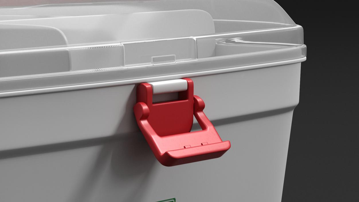 Emergency Medical Box Empty 3D