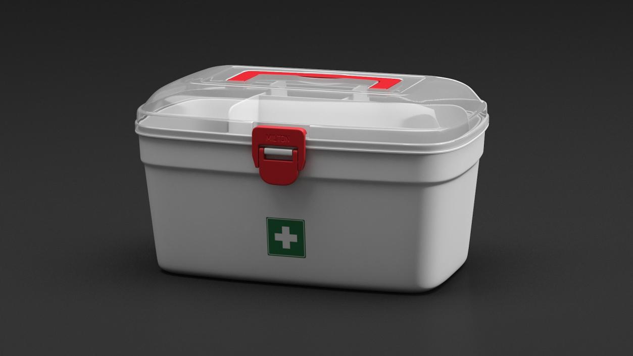 Emergency Medical Box Empty 3D