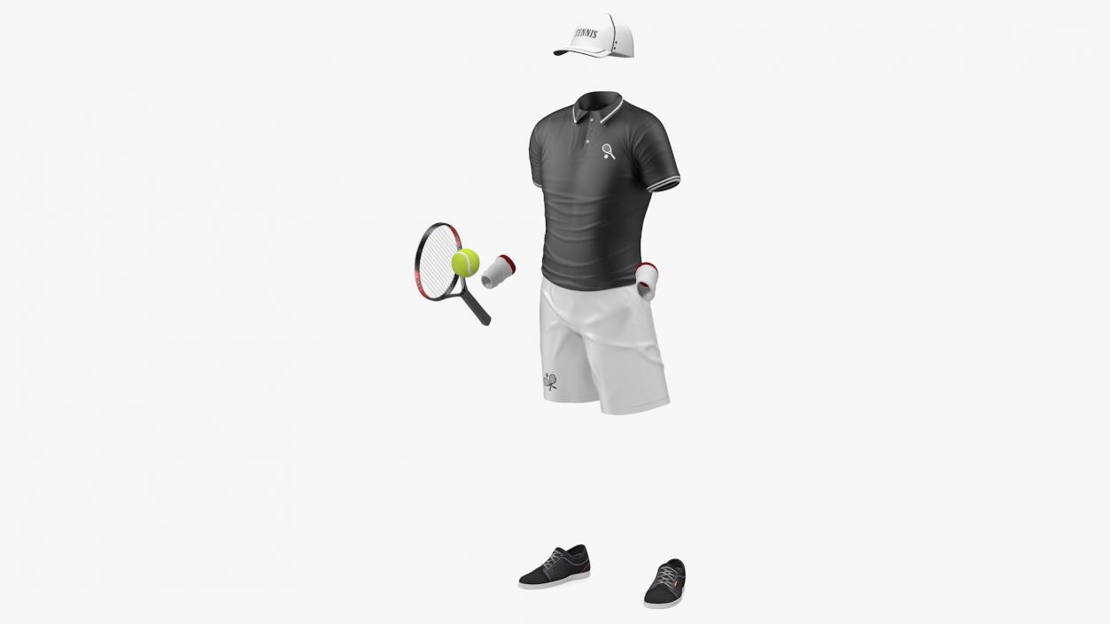 3D model Tennis Wear Set