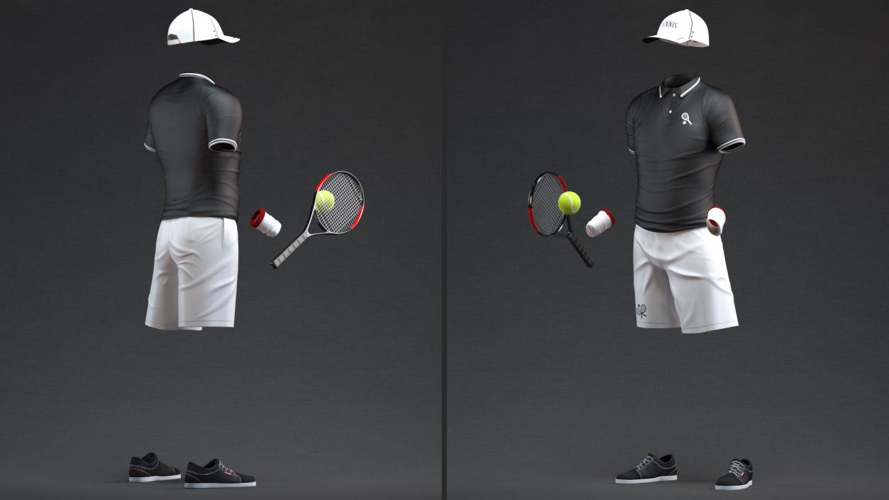 3D model Tennis Wear Set