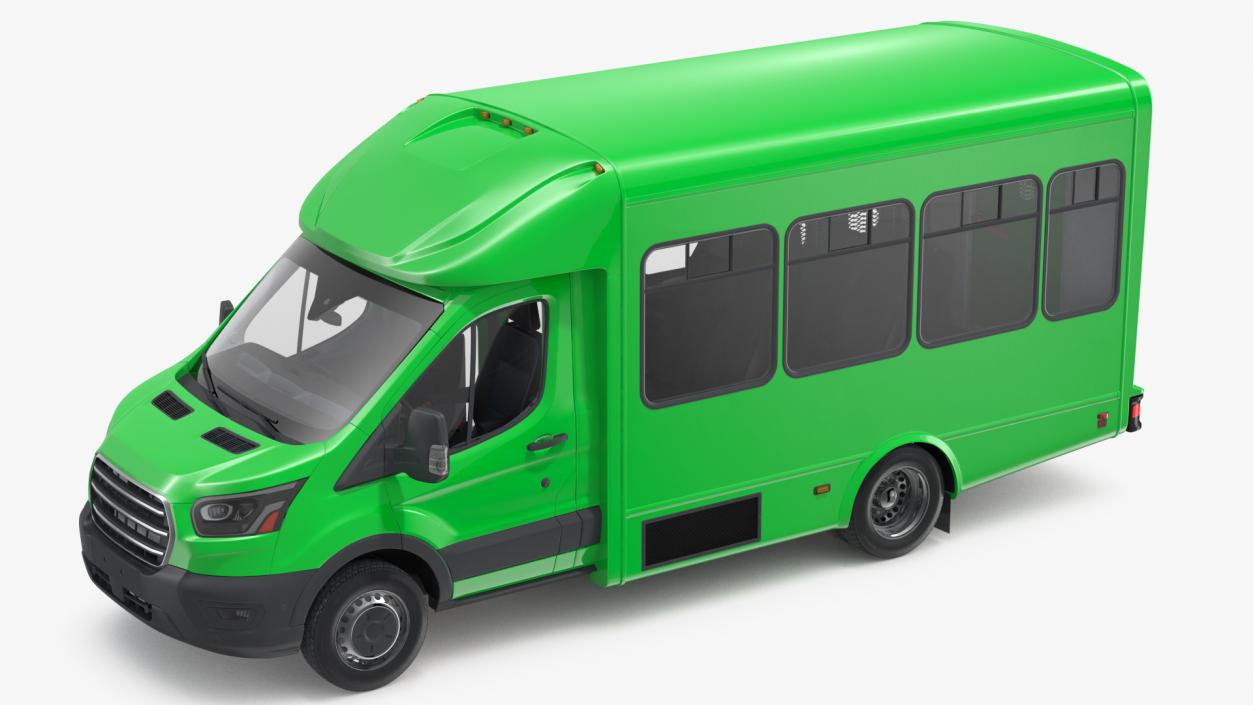 3D Passenger Shuttle Bus