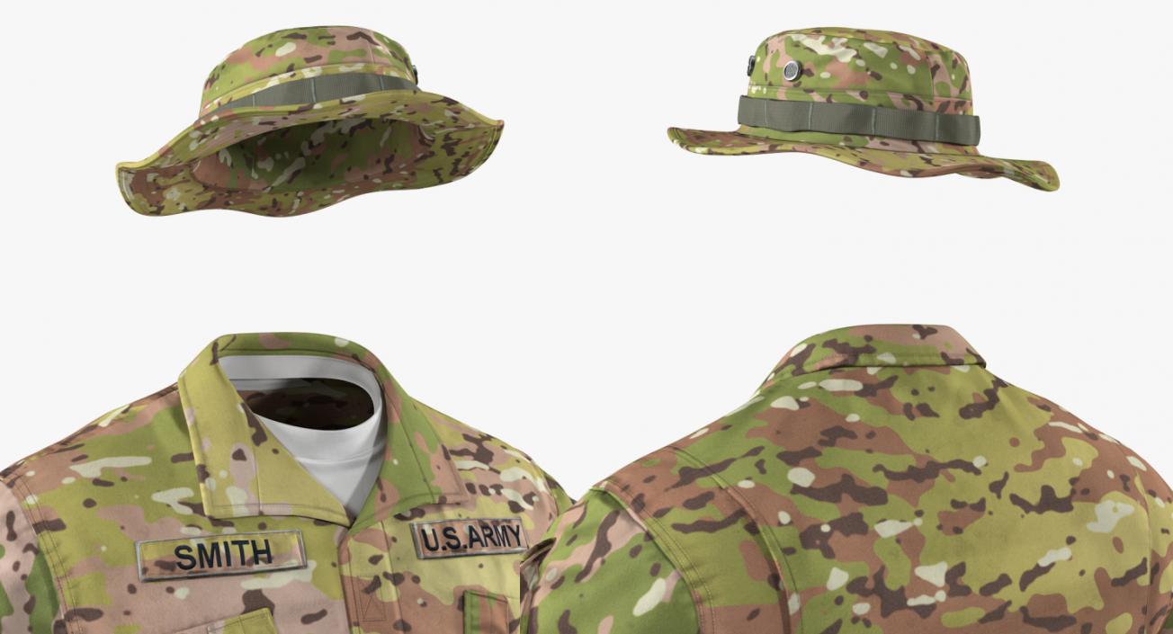 US Army Combat Uniform Camo 3D