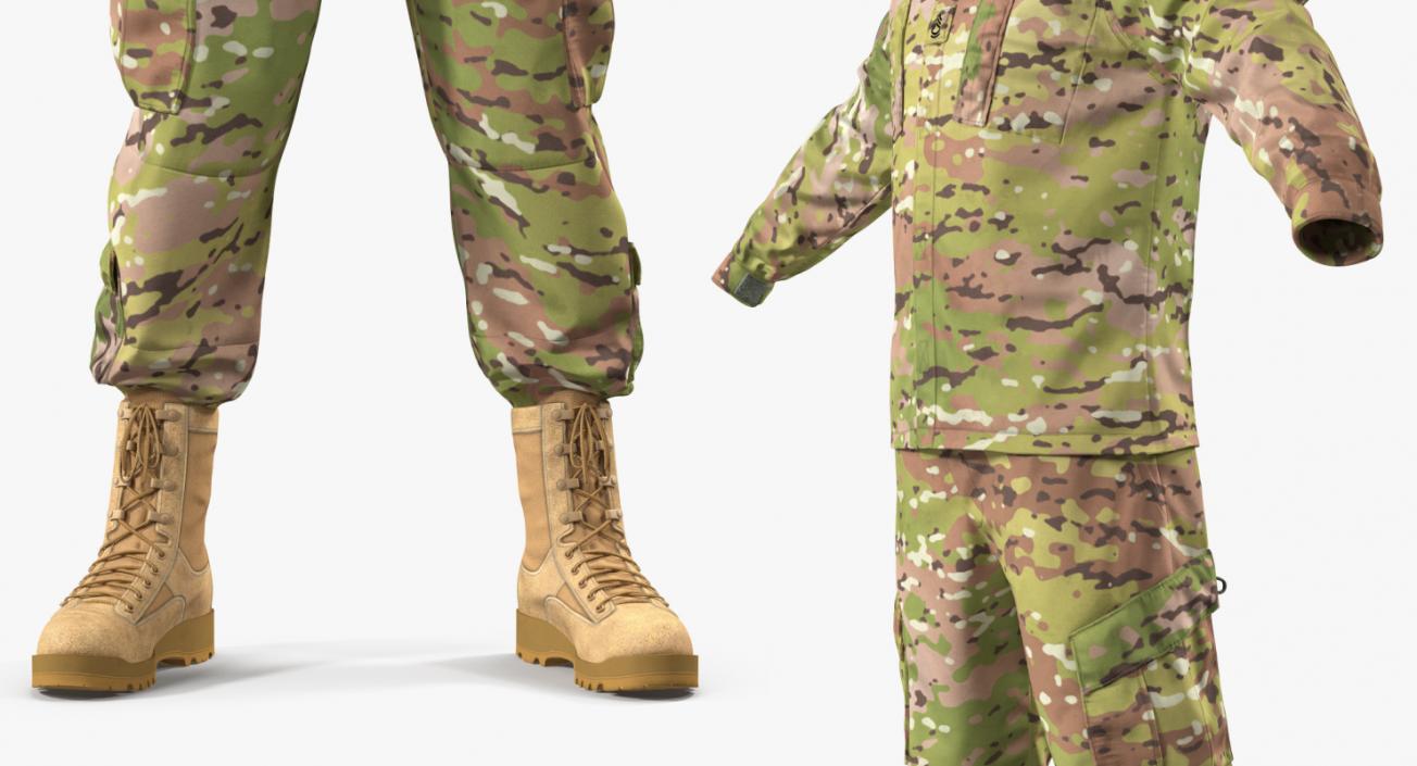 US Army Combat Uniform Camo 3D