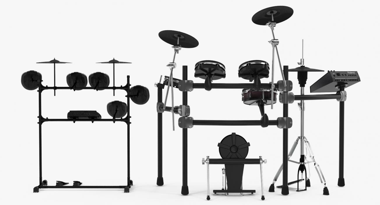 Electric Drum Kits Collection 3D model