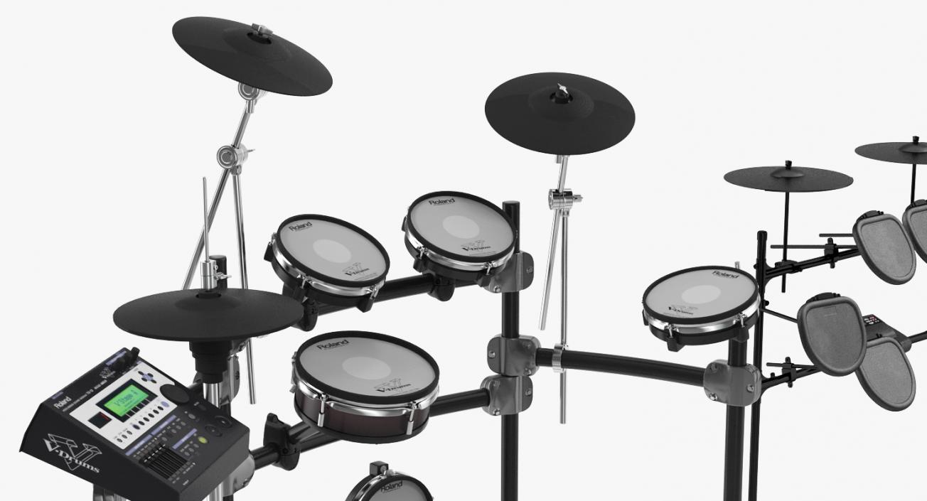 Electric Drum Kits Collection 3D model