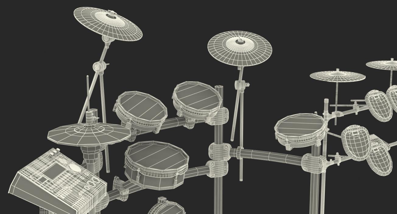 Electric Drum Kits Collection 3D model