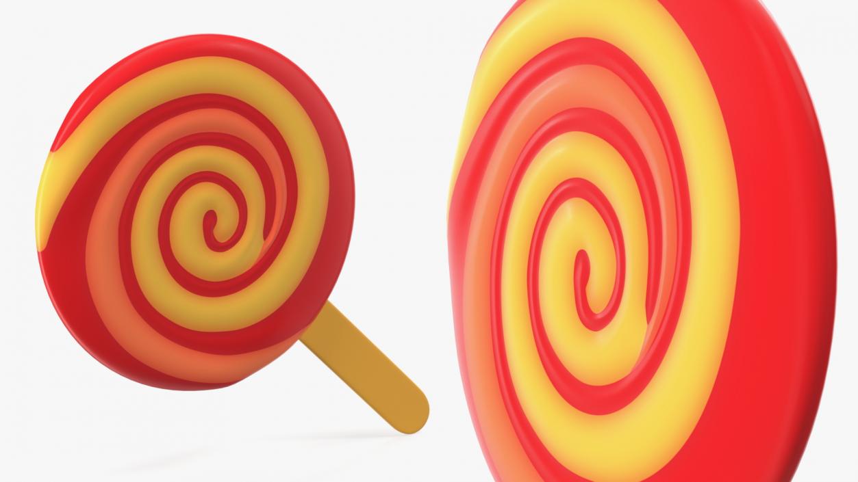 Lollipop Emoji 3D model