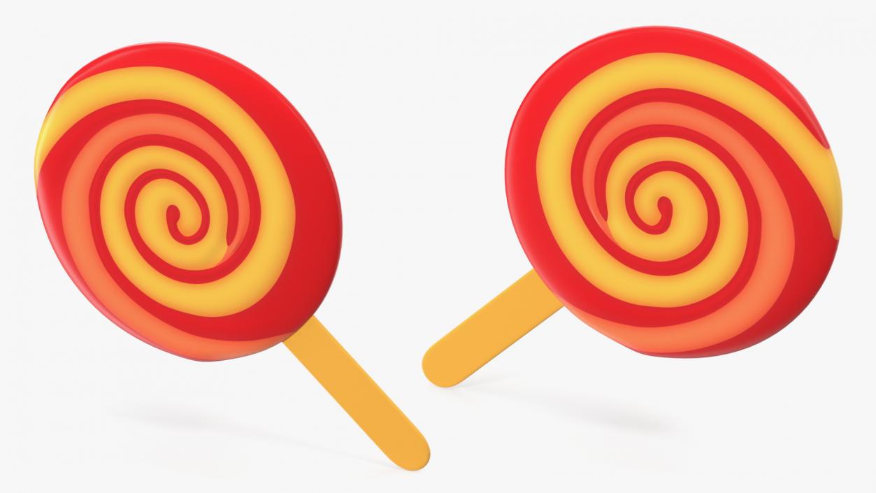 Lollipop Emoji 3D model