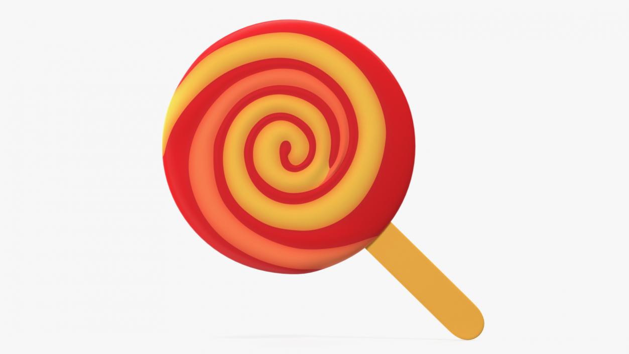 Lollipop Emoji 3D model