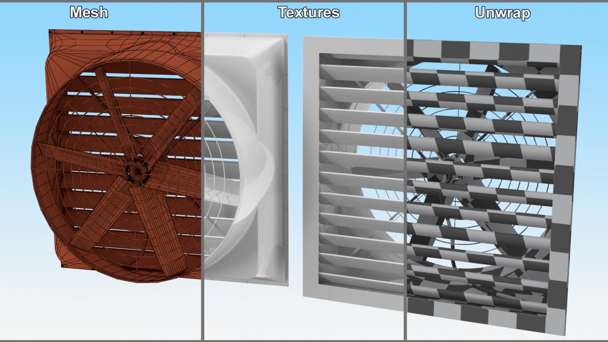 3D model Roof Fan Module