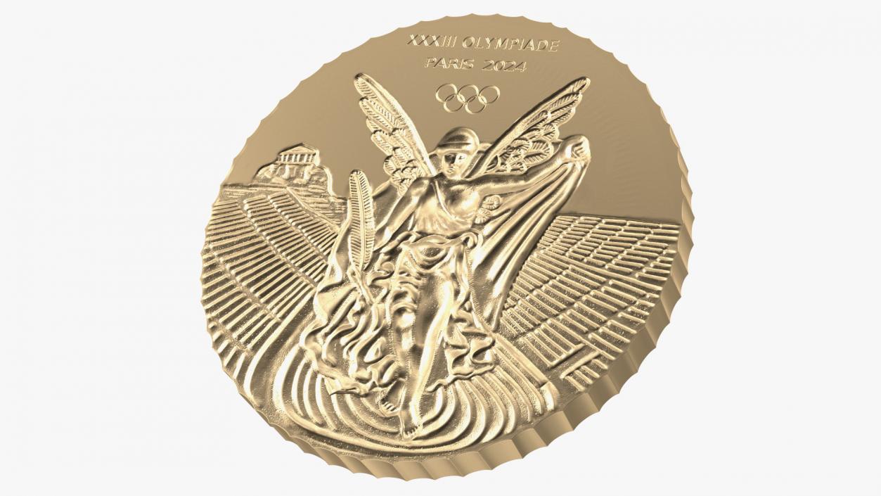 3D Olympic Gold Medal model