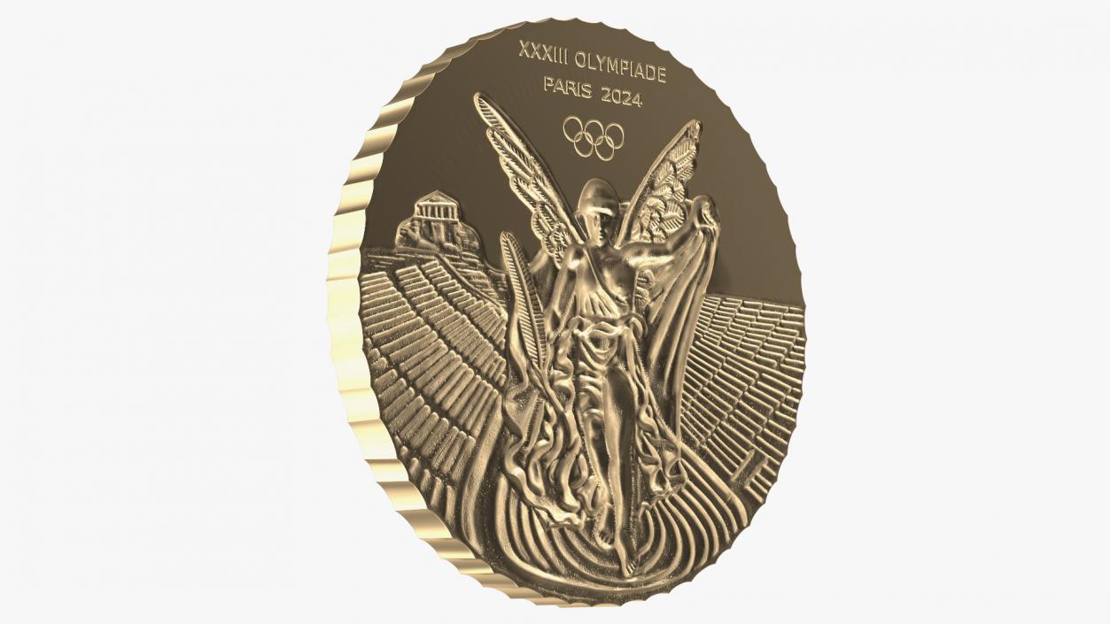 3D Olympic Gold Medal model