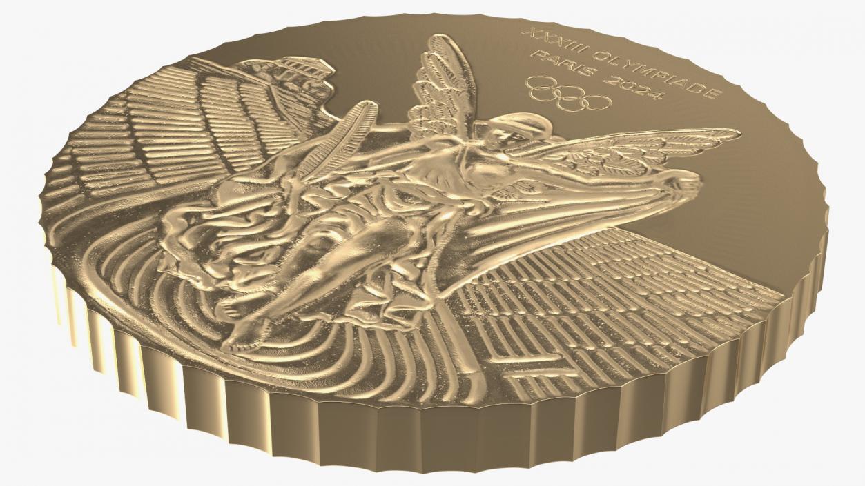 3D Olympic Gold Medal model