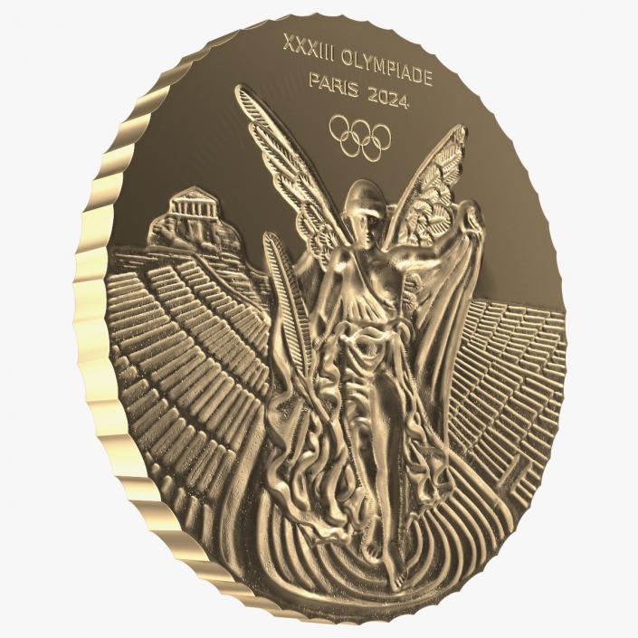 3D Olympic Gold Medal model