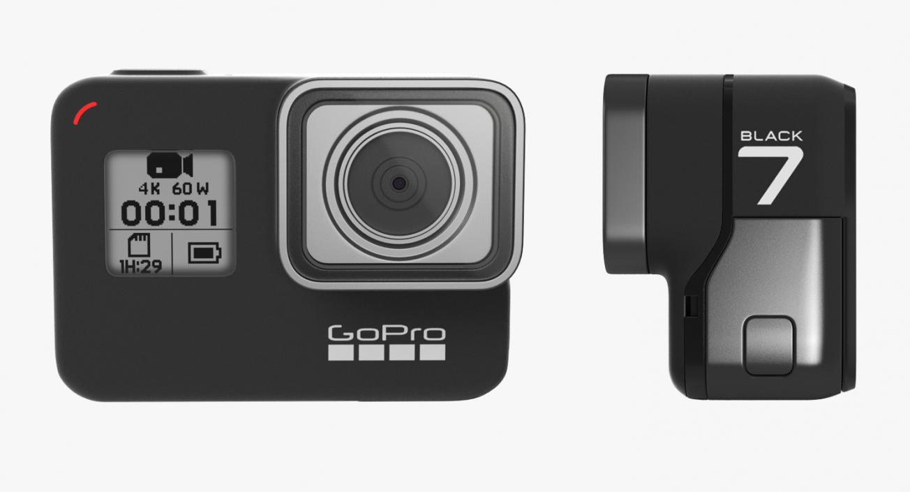 3D GoPro Cameras 3D Models Collection 4