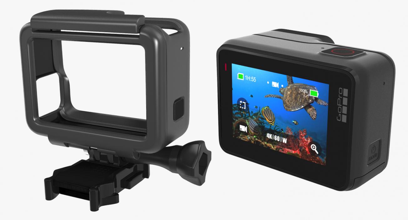 3D GoPro Cameras 3D Models Collection 4