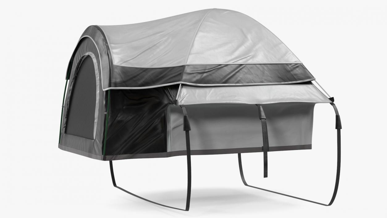 Full Size Truck Bed Tent Grey 3D model