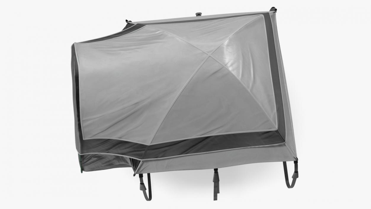 Full Size Truck Bed Tent Grey 3D model