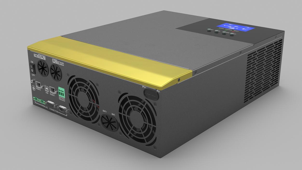 Solar Inverter Charger 2 3D model