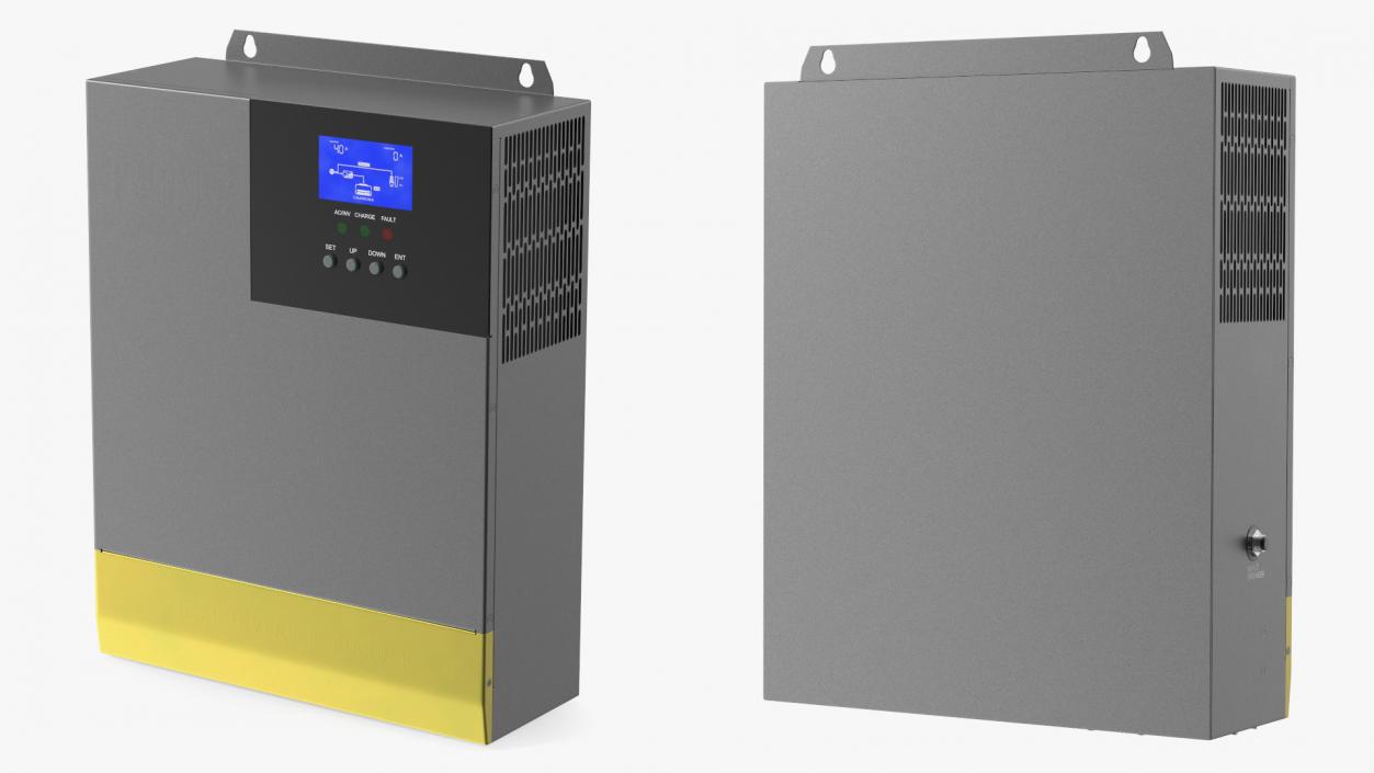 Solar Inverter Charger 2 3D model