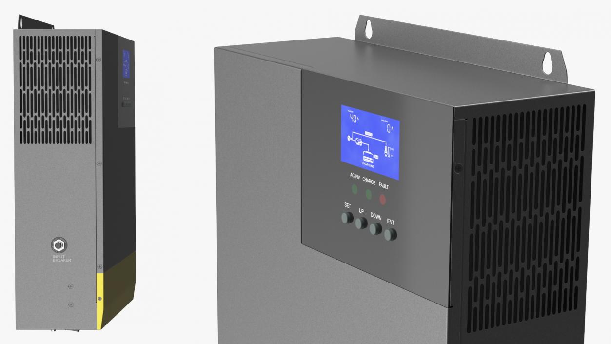 Solar Inverter Charger 2 3D model