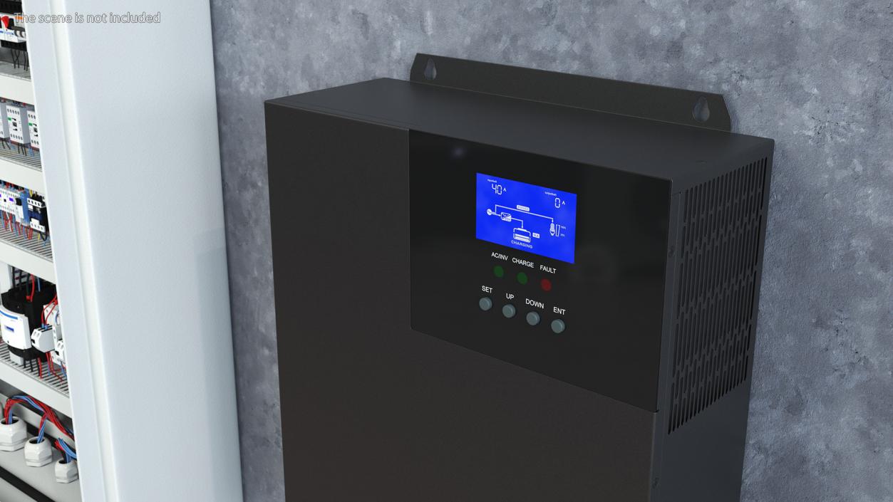 Solar Inverter Charger 2 3D model