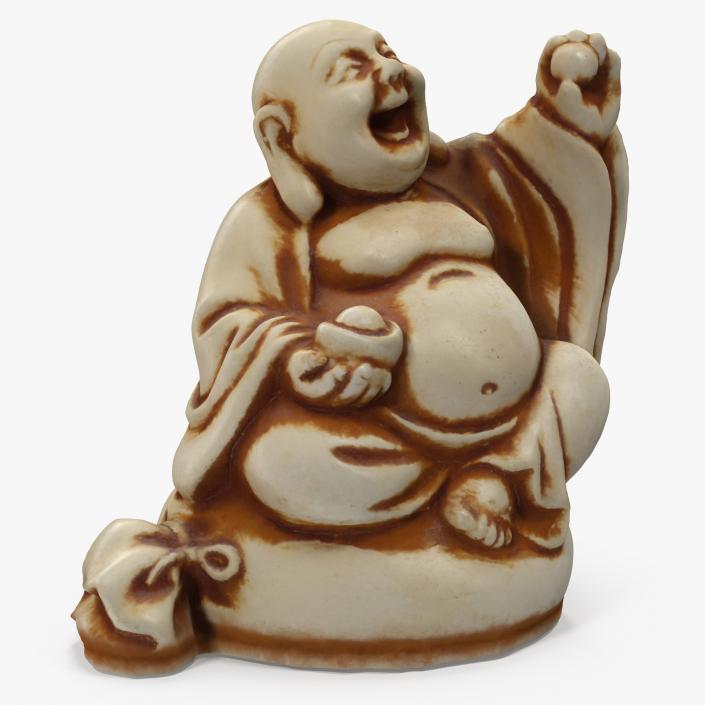 3D model Buddha Ivory Netsuke