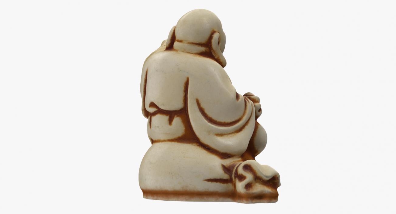 3D model Buddha Ivory Netsuke