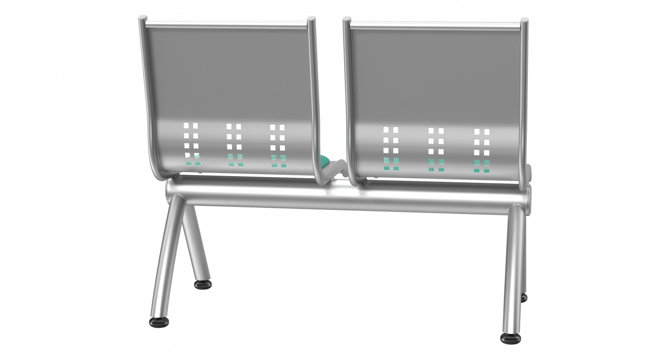 3D Reception Waiting Room Chair model