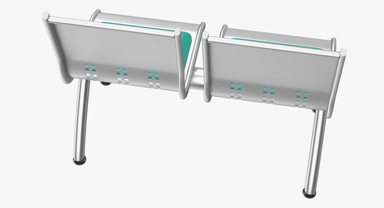 3D Reception Waiting Room Chair model