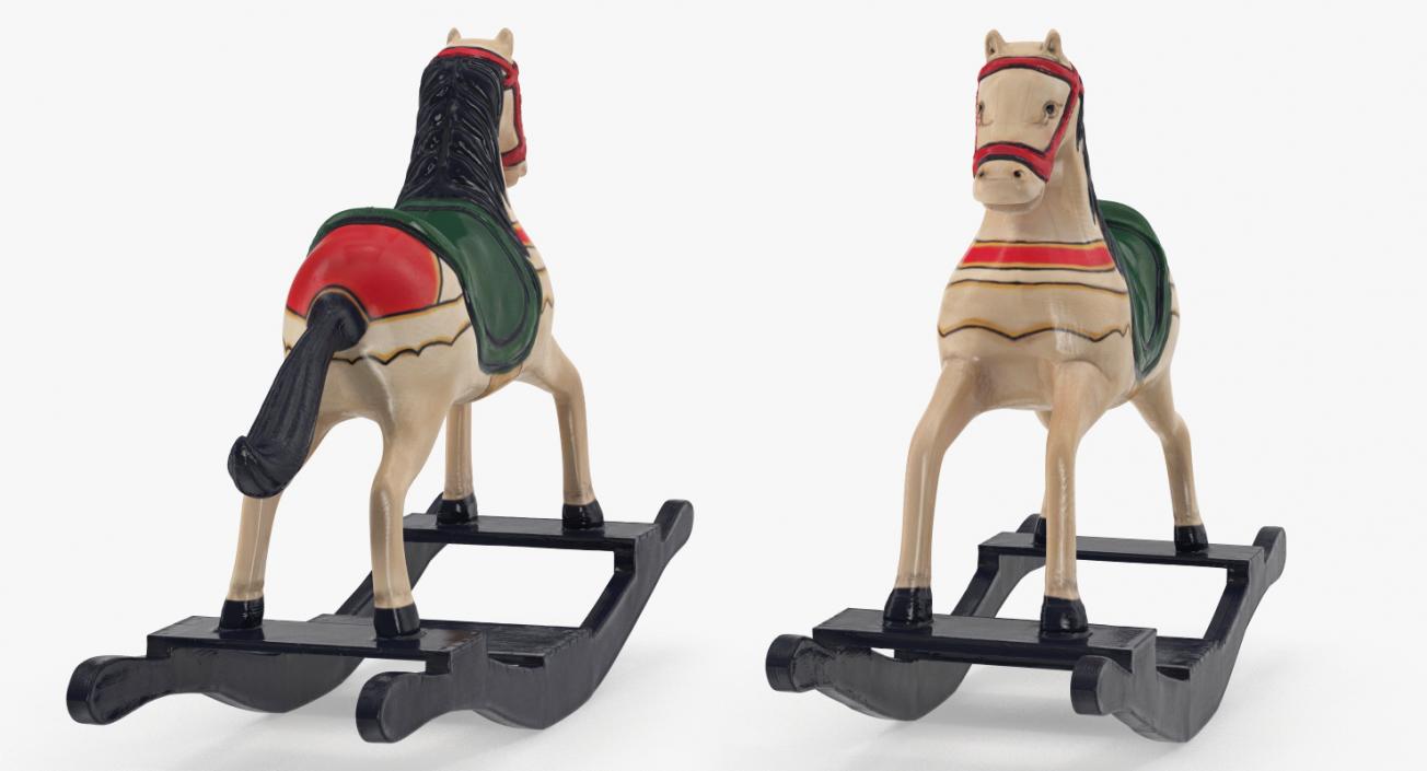 3D Toy Horses Collection 2 model