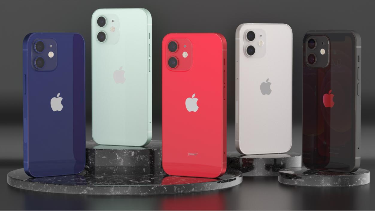 3D model Apple iPhone 12 mini Blue