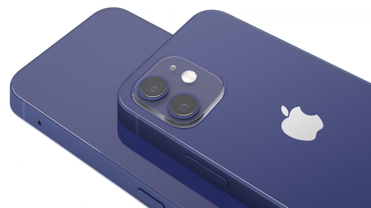 3D model Apple iPhone 12 mini Blue