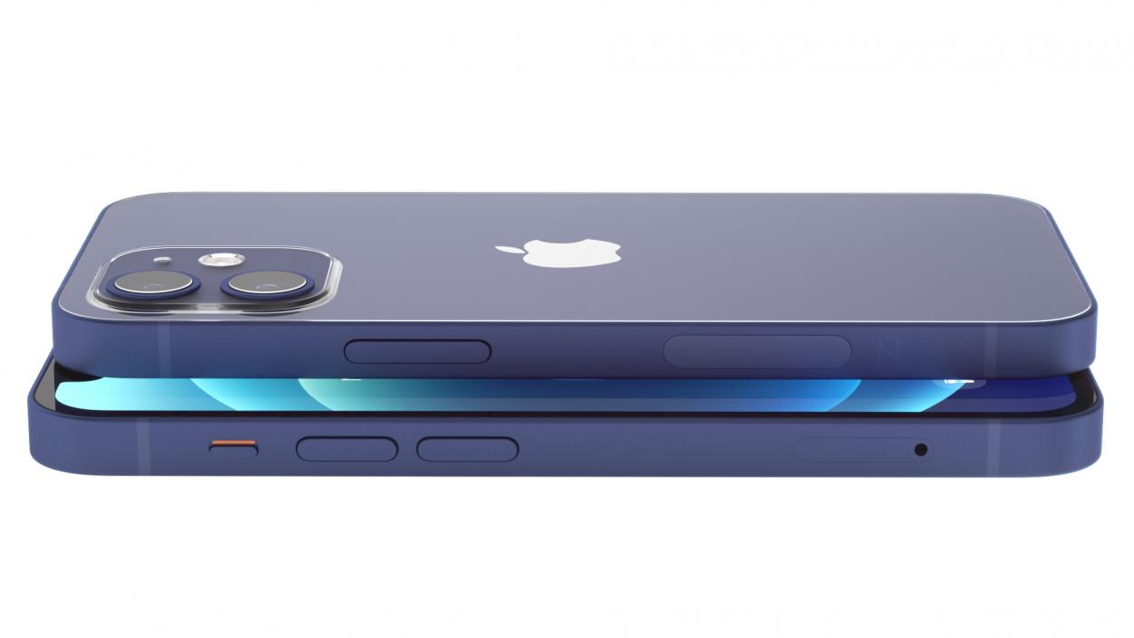 3D model Apple iPhone 12 mini Blue