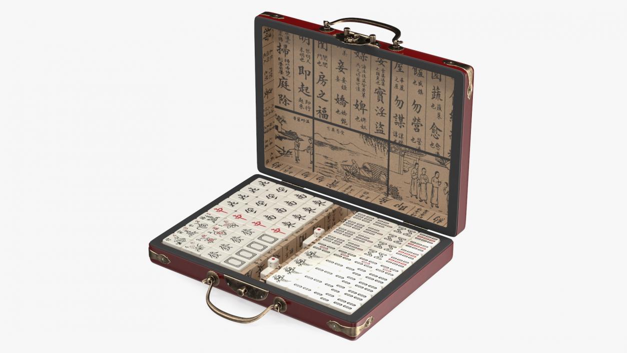 3D model Chinese Mahjong