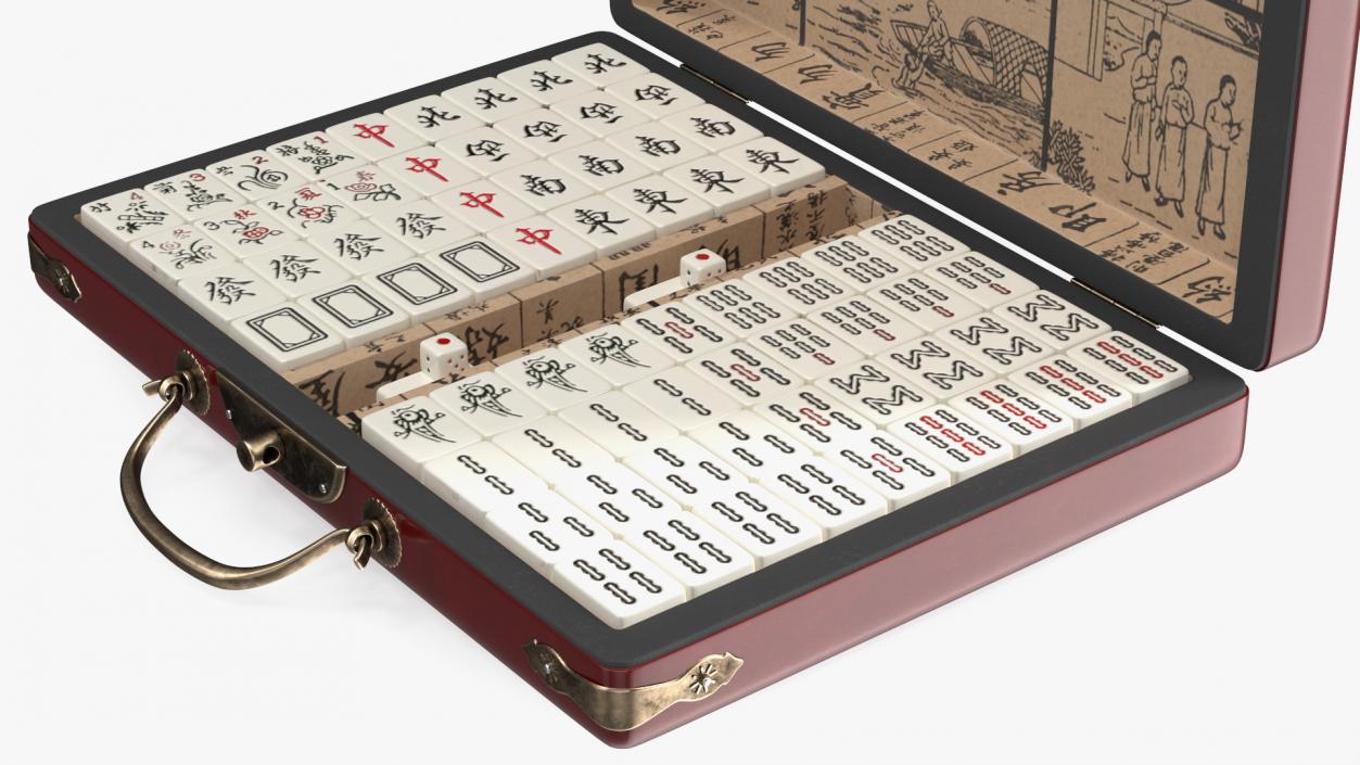 3D model Chinese Mahjong